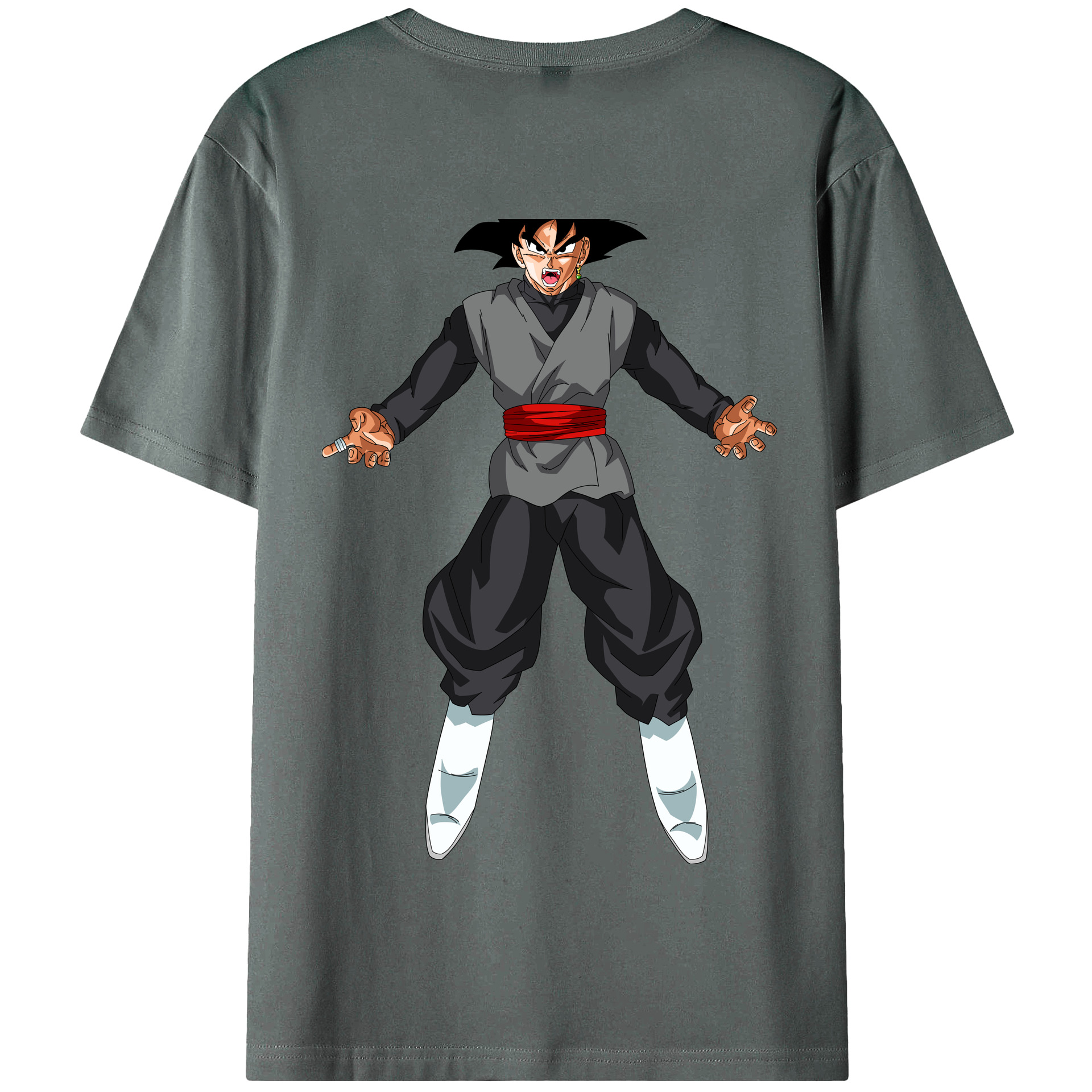 （画像用） ドラゴンボール ベジータ四世（Bejīta Yonsei）DRAGON BALL Vegeta IV 綿100％半袖Tシャツ（背面プリント）